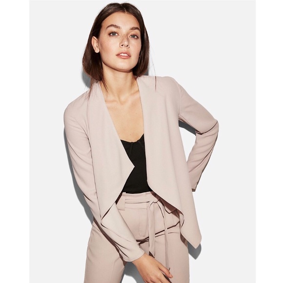 Express Drape Open Front Jacket - Picture 6 of 8